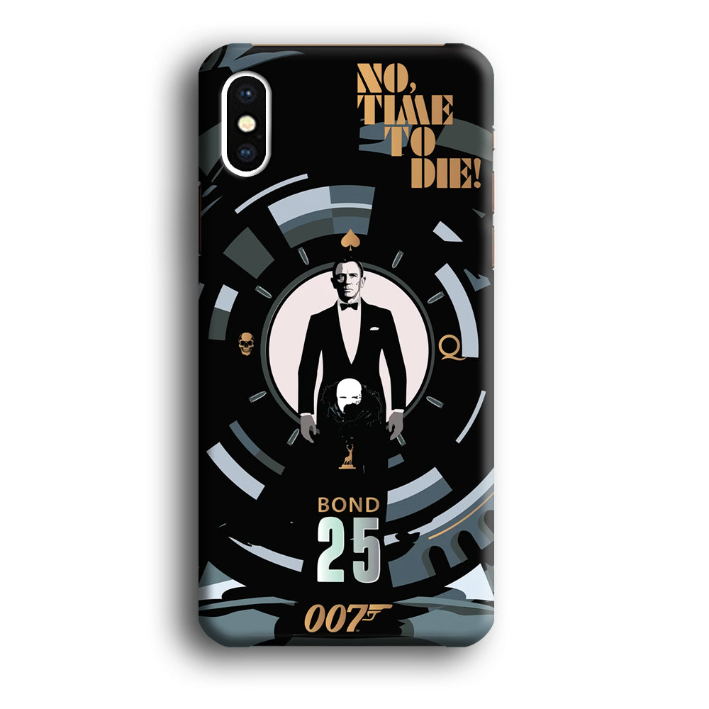 James Bond Poster of No Time To Die iPhone X Case