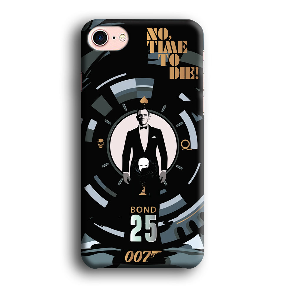 James Bond Poster of No Time To Die iPhone 8 Case