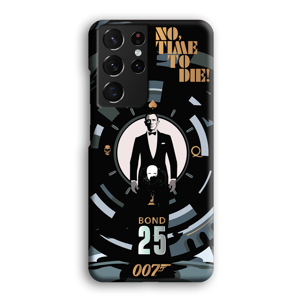 James Bond Poster of No Time To Die Samsung Galaxy S21 Ultra Case