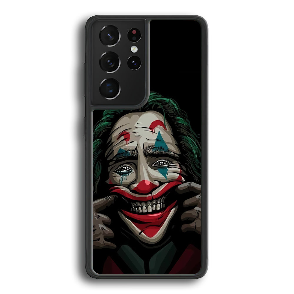 Joker Fake Happy Samsung Galaxy S21 Ultra Case