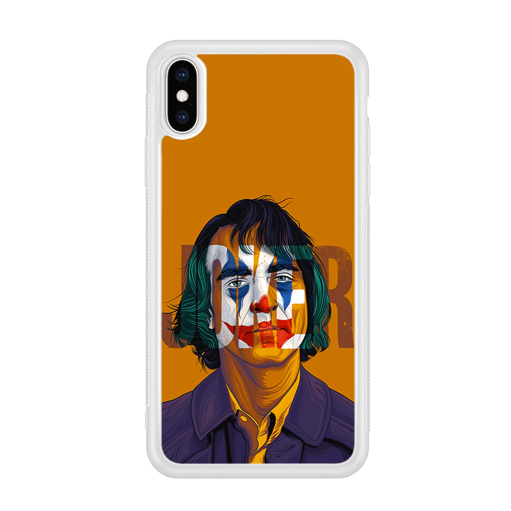 Joker Transformation Face iPhone X Case