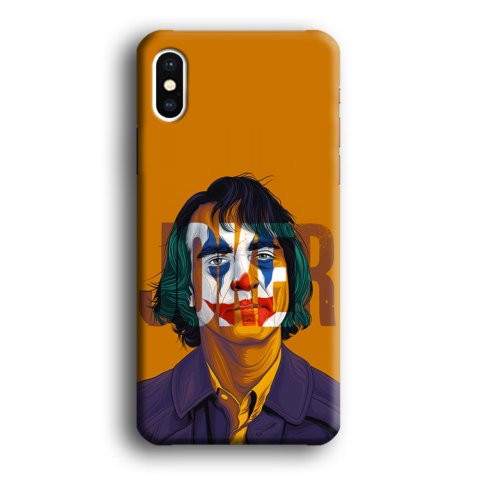 Joker Transformation Face iPhone X Case