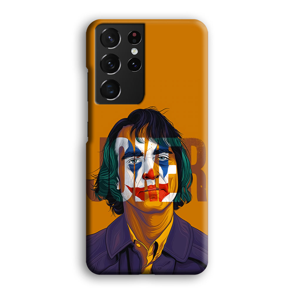 Joker Transformation Face Samsung Galaxy S21 Ultra Case