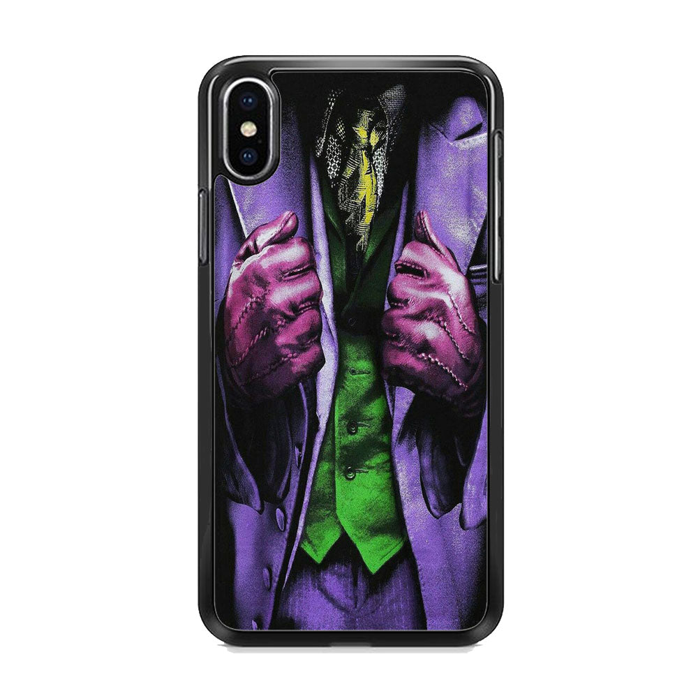 Joker Costume Style iPhone X Case