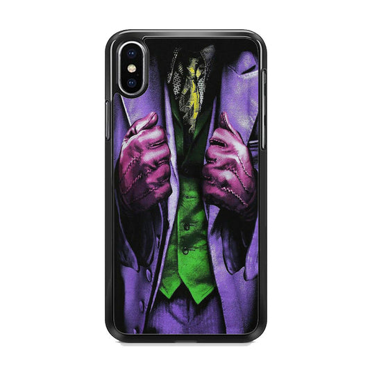 Joker Costume Style iPhone XS Case