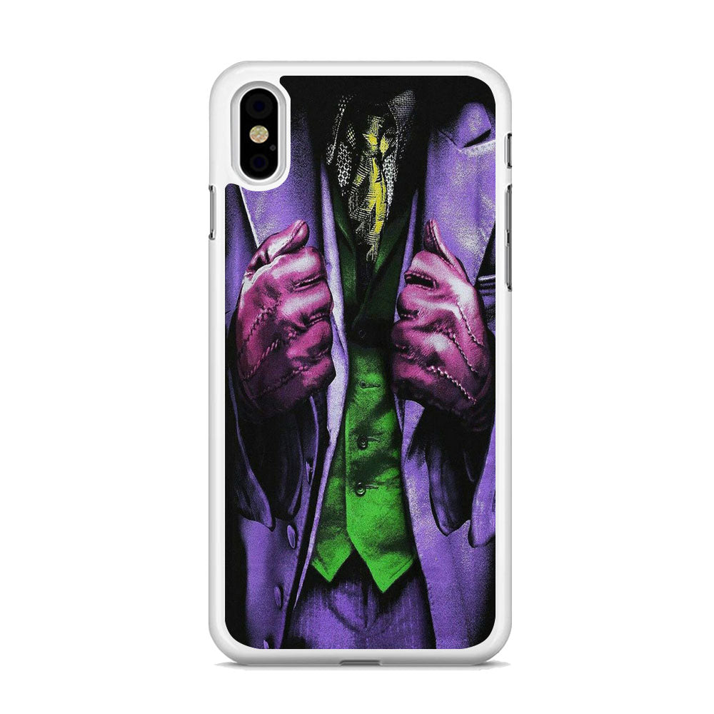 Joker Costume Style iPhone X Case