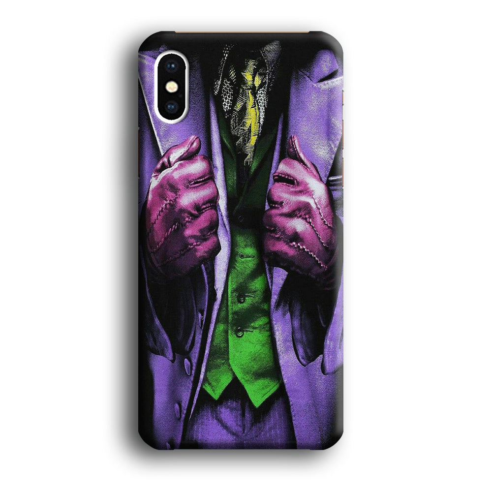 Joker Costume Style iPhone X Case