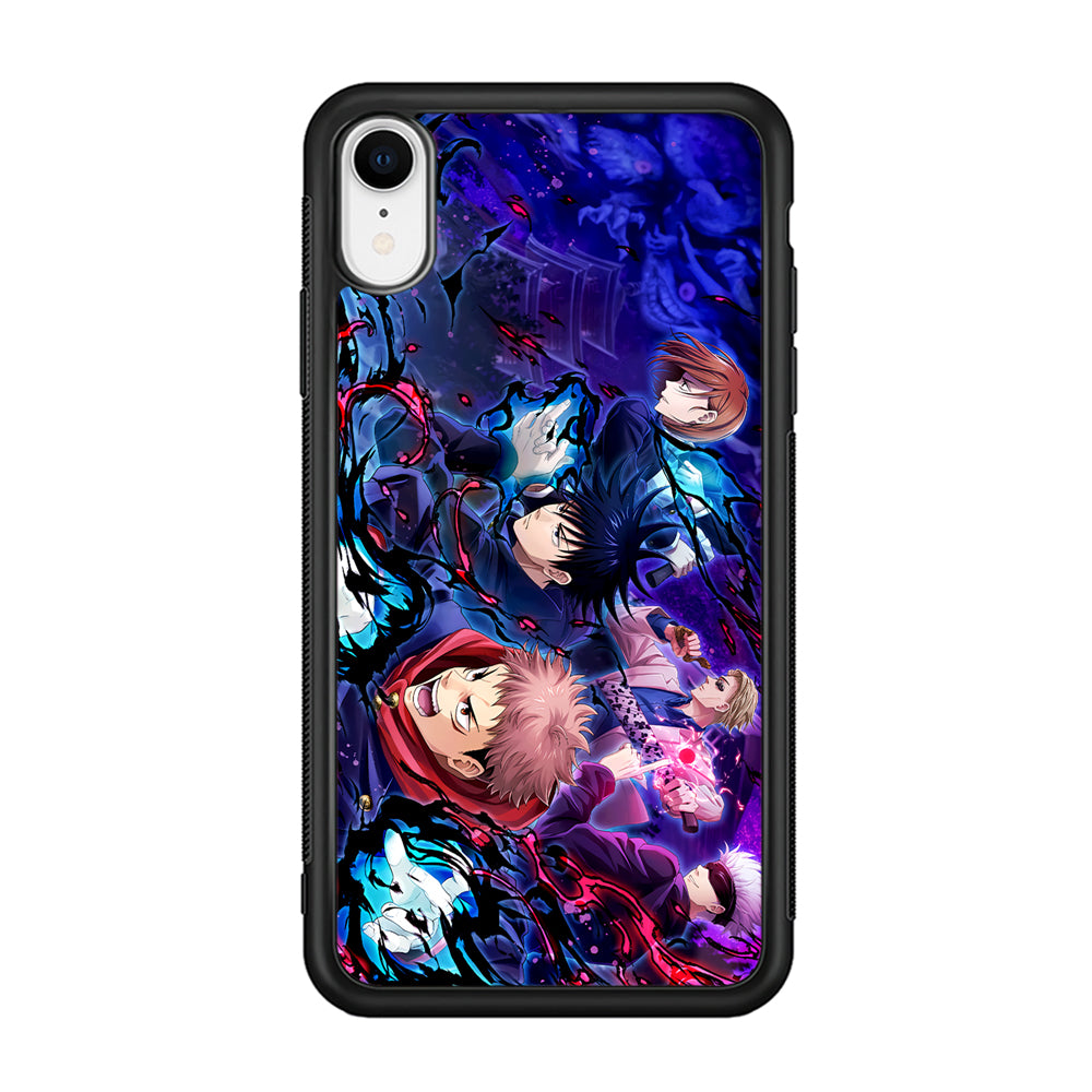 Jujutsu Kaisen Squad on Duty iPhone XR Case