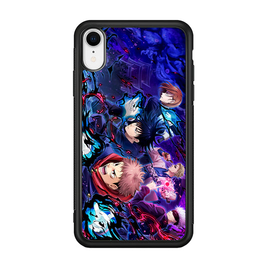 Jujutsu Kaisen Squad on Duty iPhone XR Case