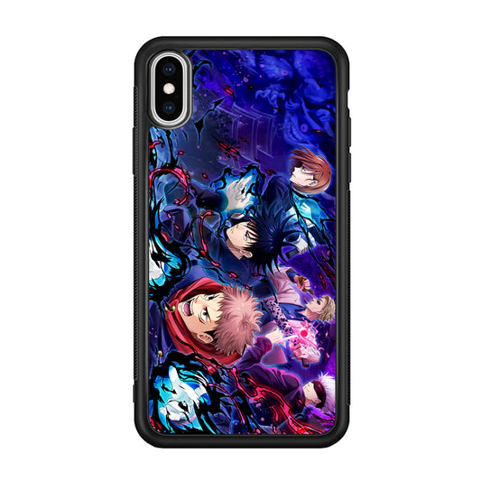 Jujutsu Kaisen Squad on Duty iPhone XS Case