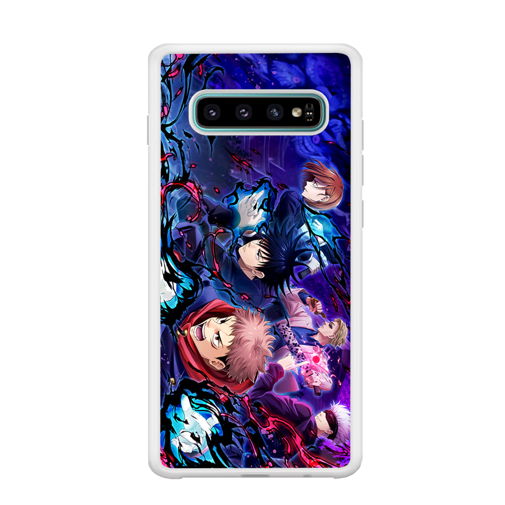 Jujutsu Kaisen Squad on Duty Samsung Galaxy S10 Case