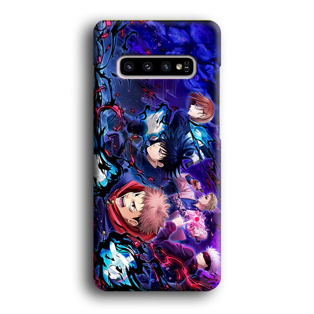 Jujutsu Kaisen Squad on Duty Samsung Galaxy S10 Case