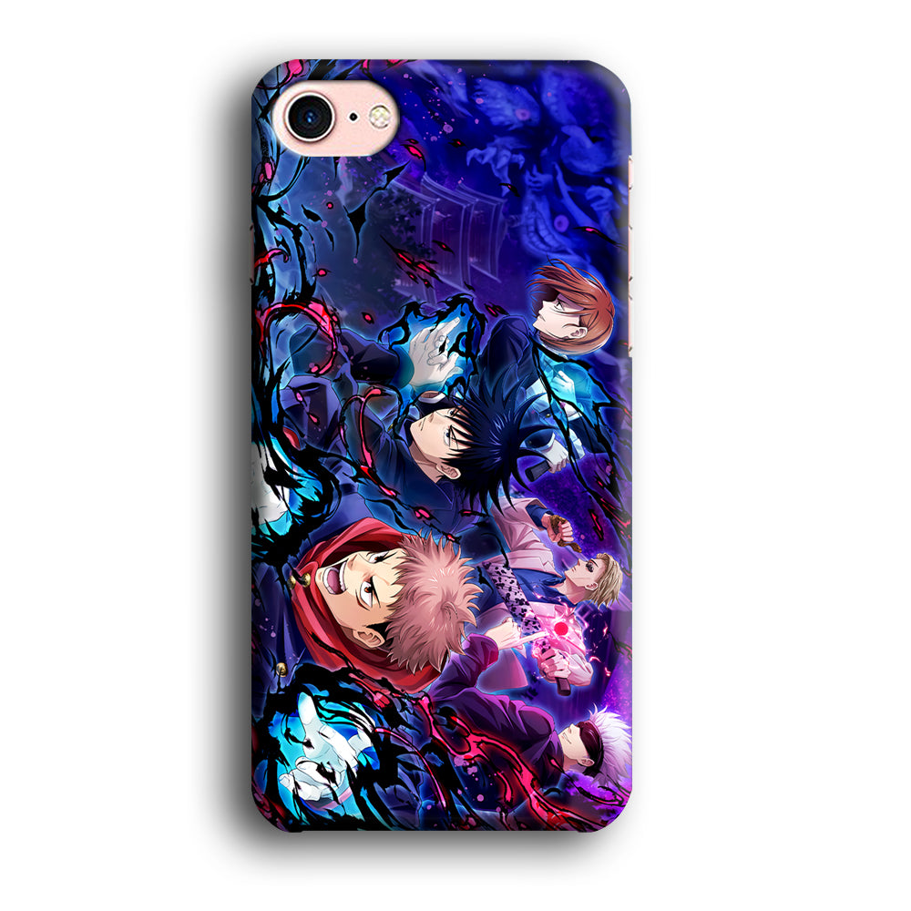 Jujutsu Kaisen Squad on Duty iPhone 8 Case