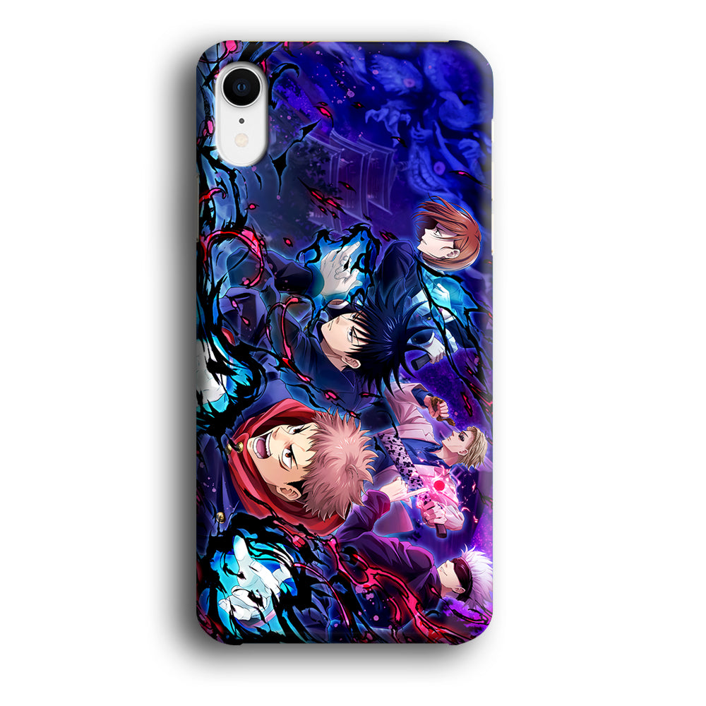 Jujutsu Kaisen Squad on Duty iPhone XR Case
