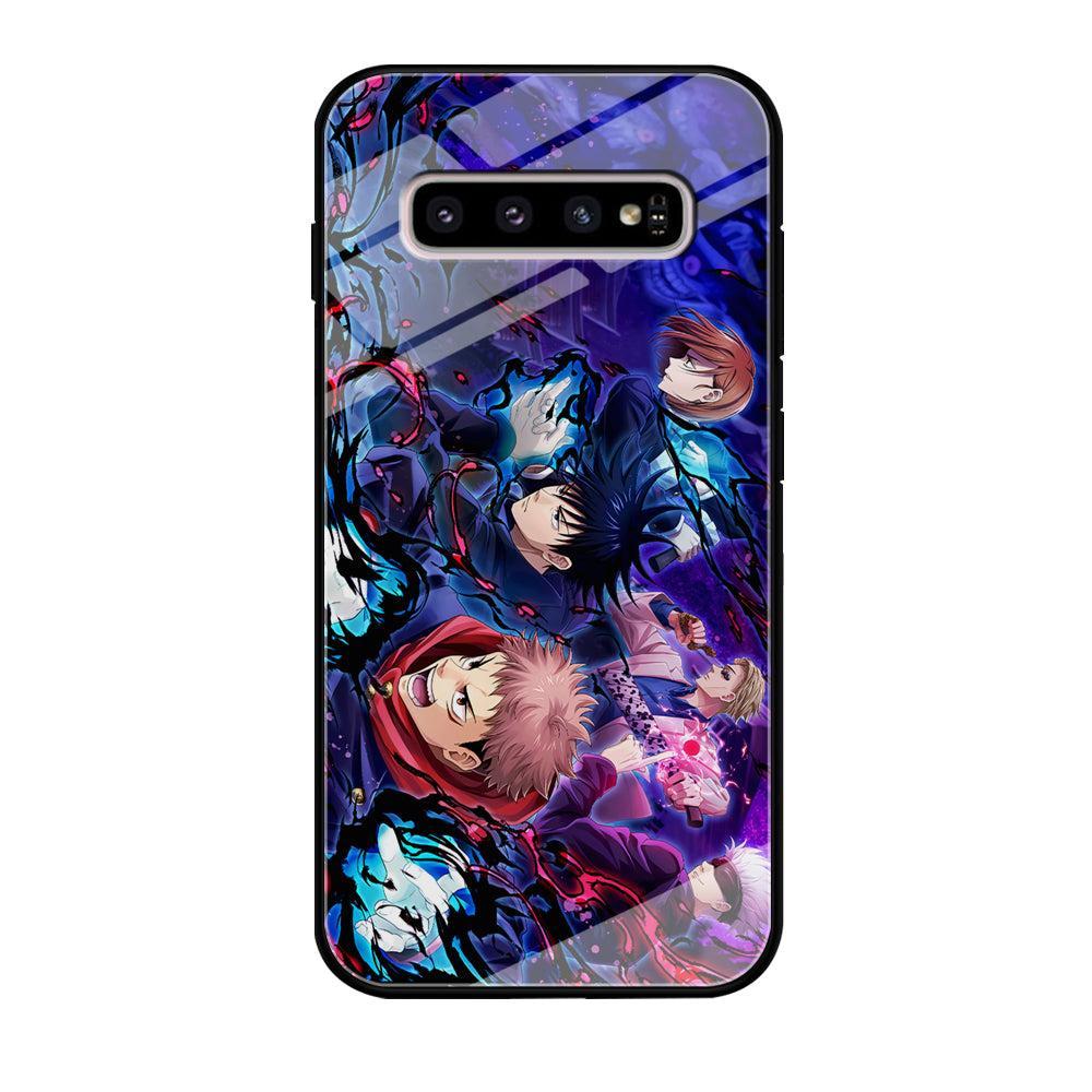 Jujutsu Kaisen Squad on Duty Samsung Galaxy S10 Case