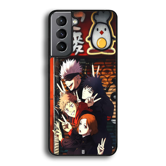Jujutsu Kaisen Team Go On Vacation Samsung Galaxy S21 Plus Case - Carneyforia
