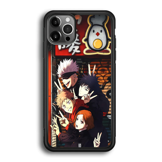 Jujutsu Kaisen Team Go On Vacation iPhone 12 Pro Case