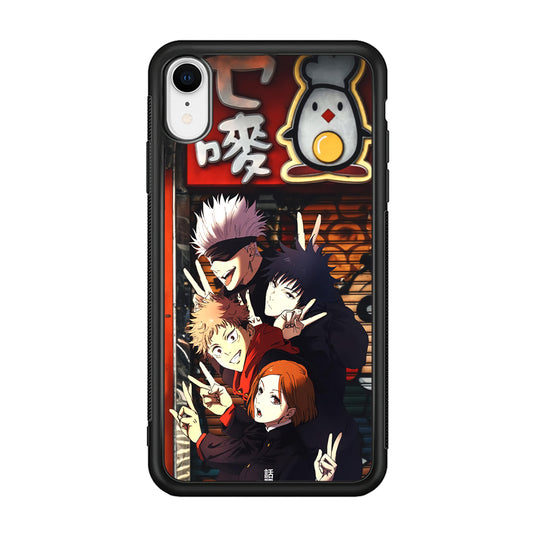 Jujutsu Kaisen Team Go On Vacation iPhone XR Case
