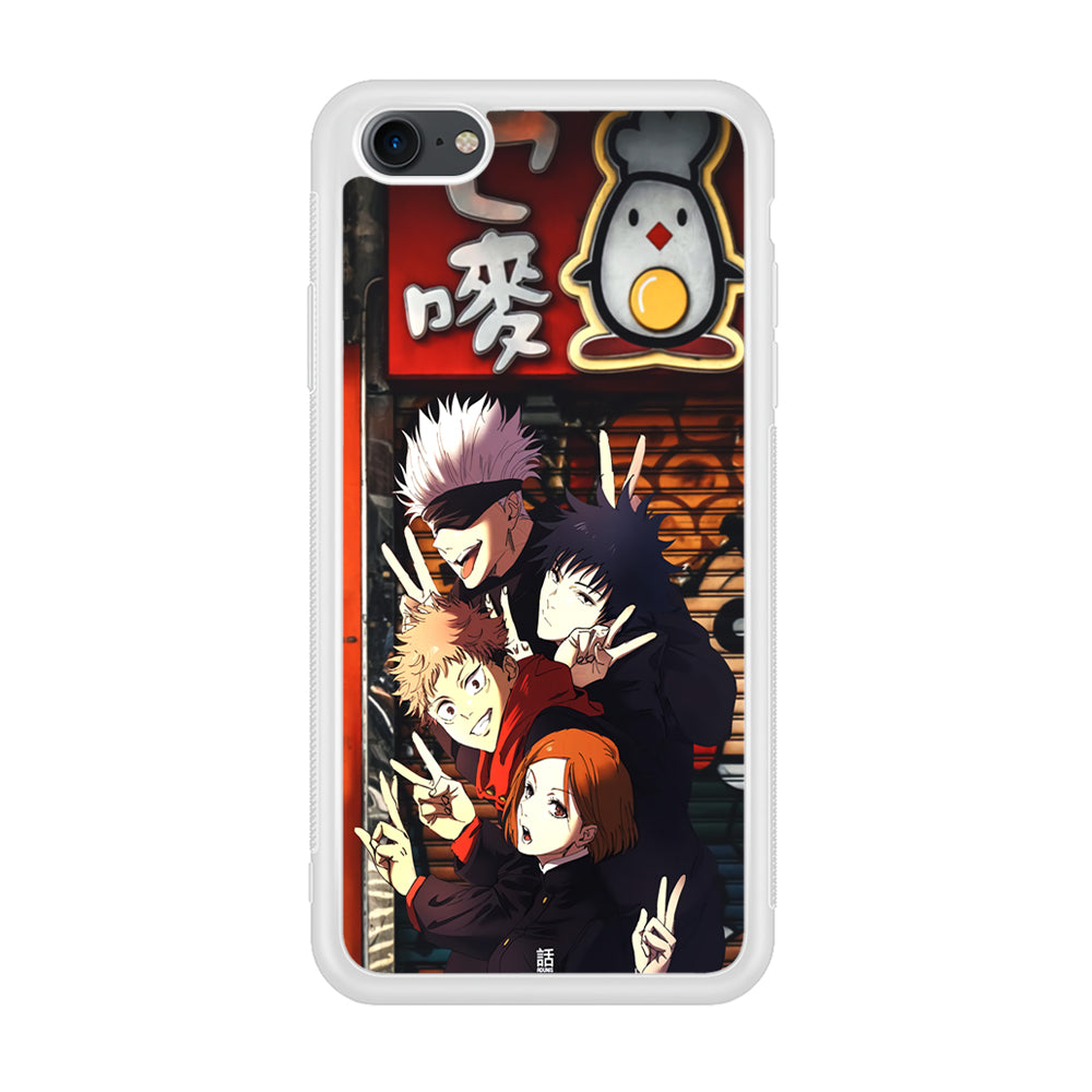 Jujutsu Kaisen Team Go On Vacation iPhone 8 Case