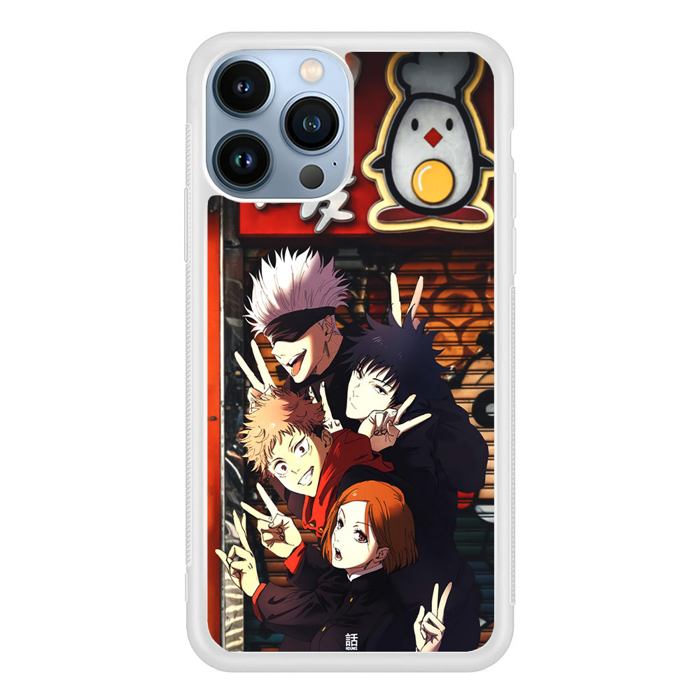 Jujutsu Kaisen Team Go On Vacation iPhone 13 Pro Max Case