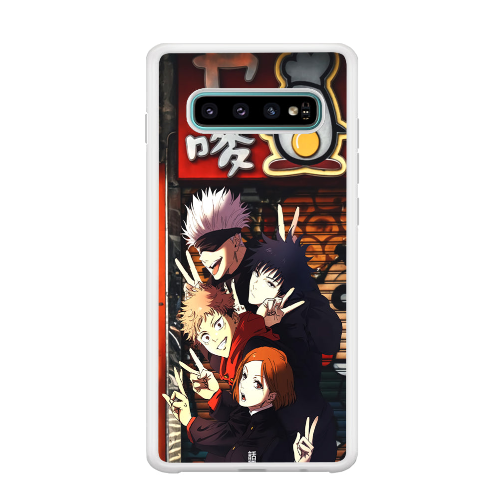 Jujutsu Kaisen Team Go On Vacation Samsung Galaxy S10 Case