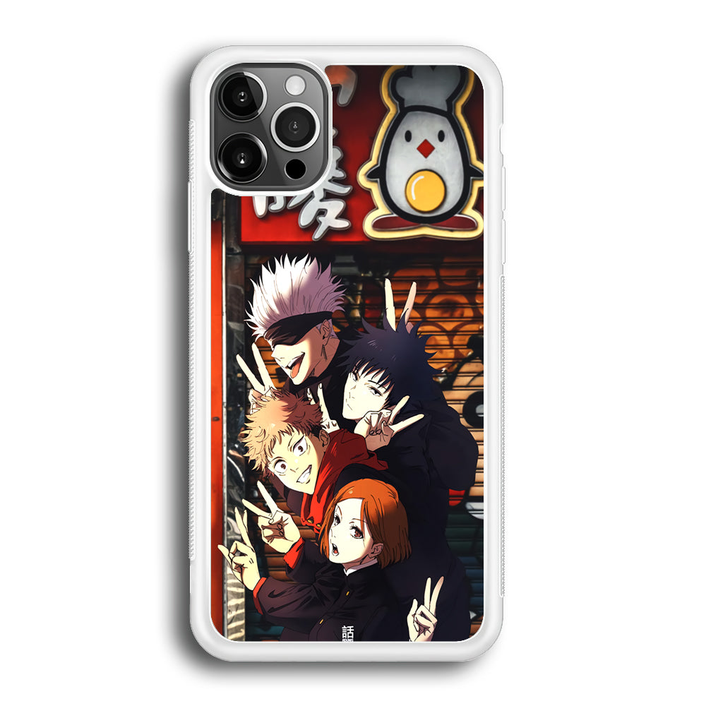 Jujutsu Kaisen Team Go On Vacation iPhone 12 Pro Case