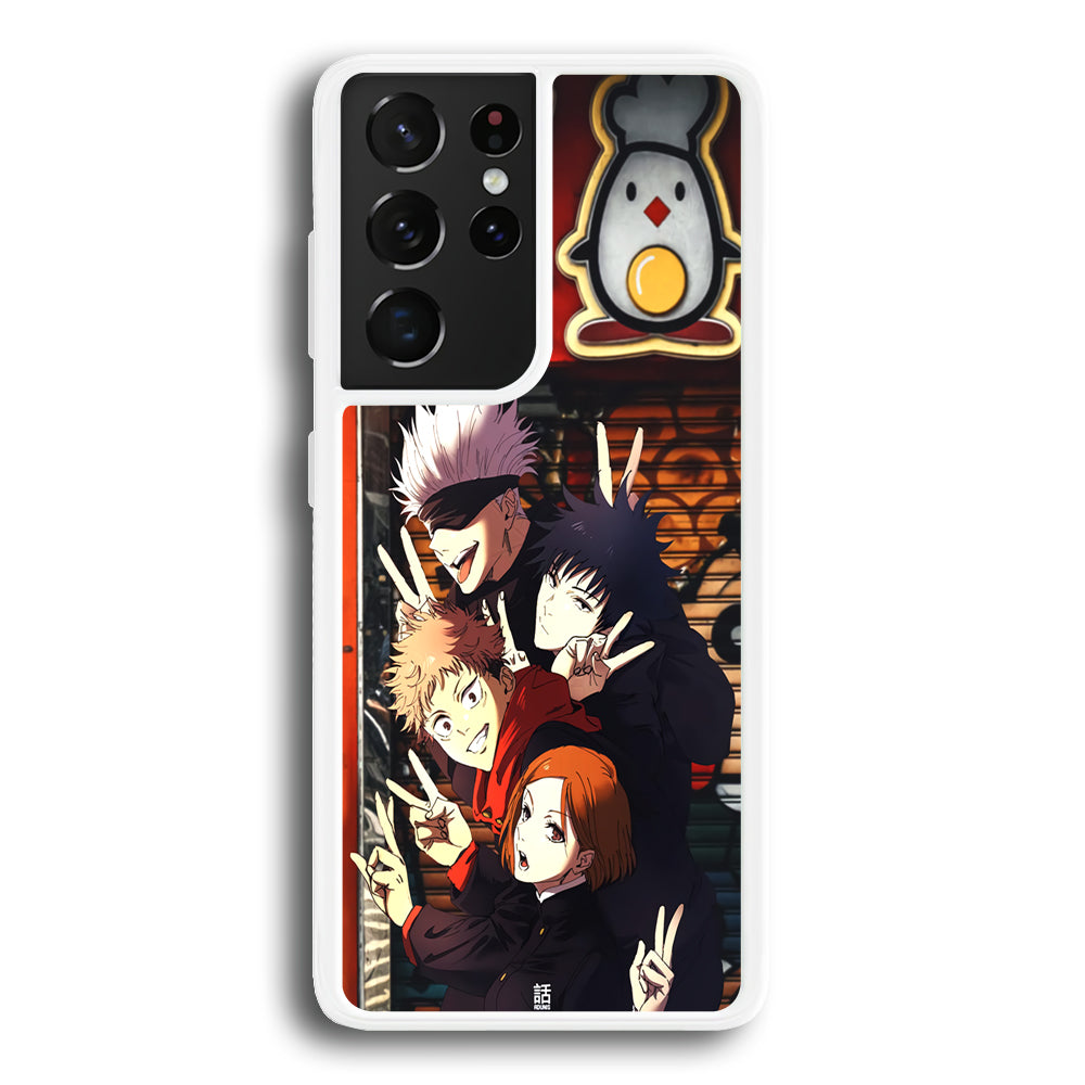 Jujutsu Kaisen Team Go On Vacation Samsung Galaxy S21 Ultra Case