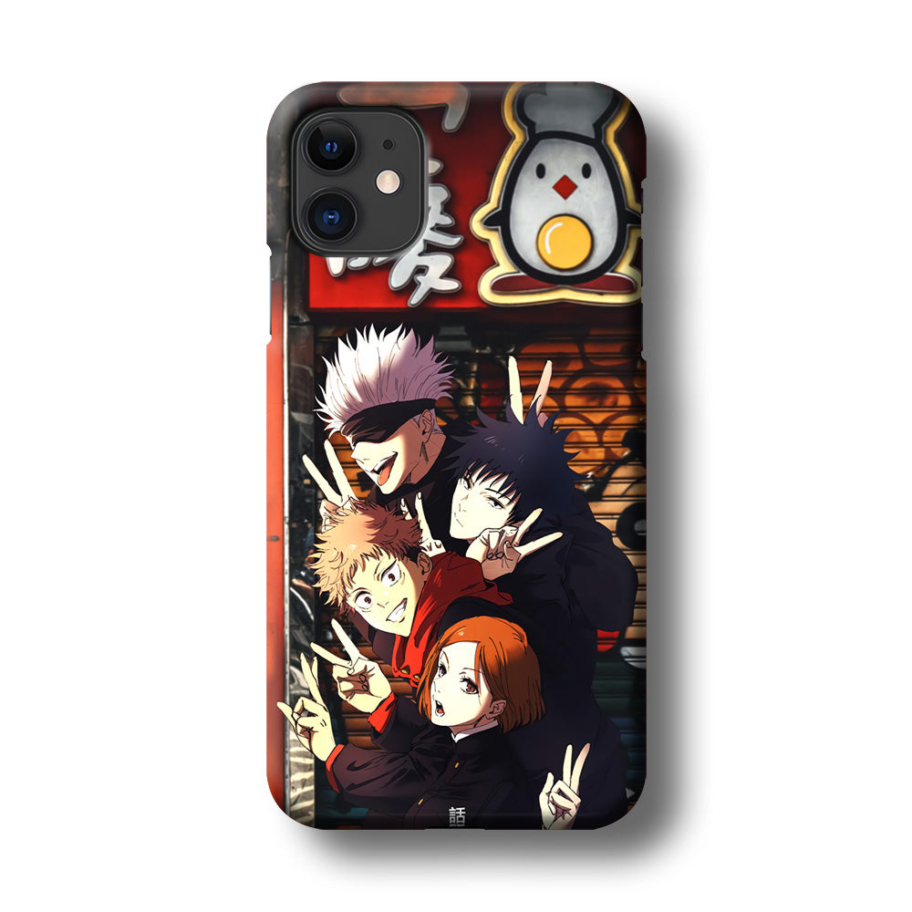 Jujutsu Kaisen Team Go On Vacation iPhone 11 Case