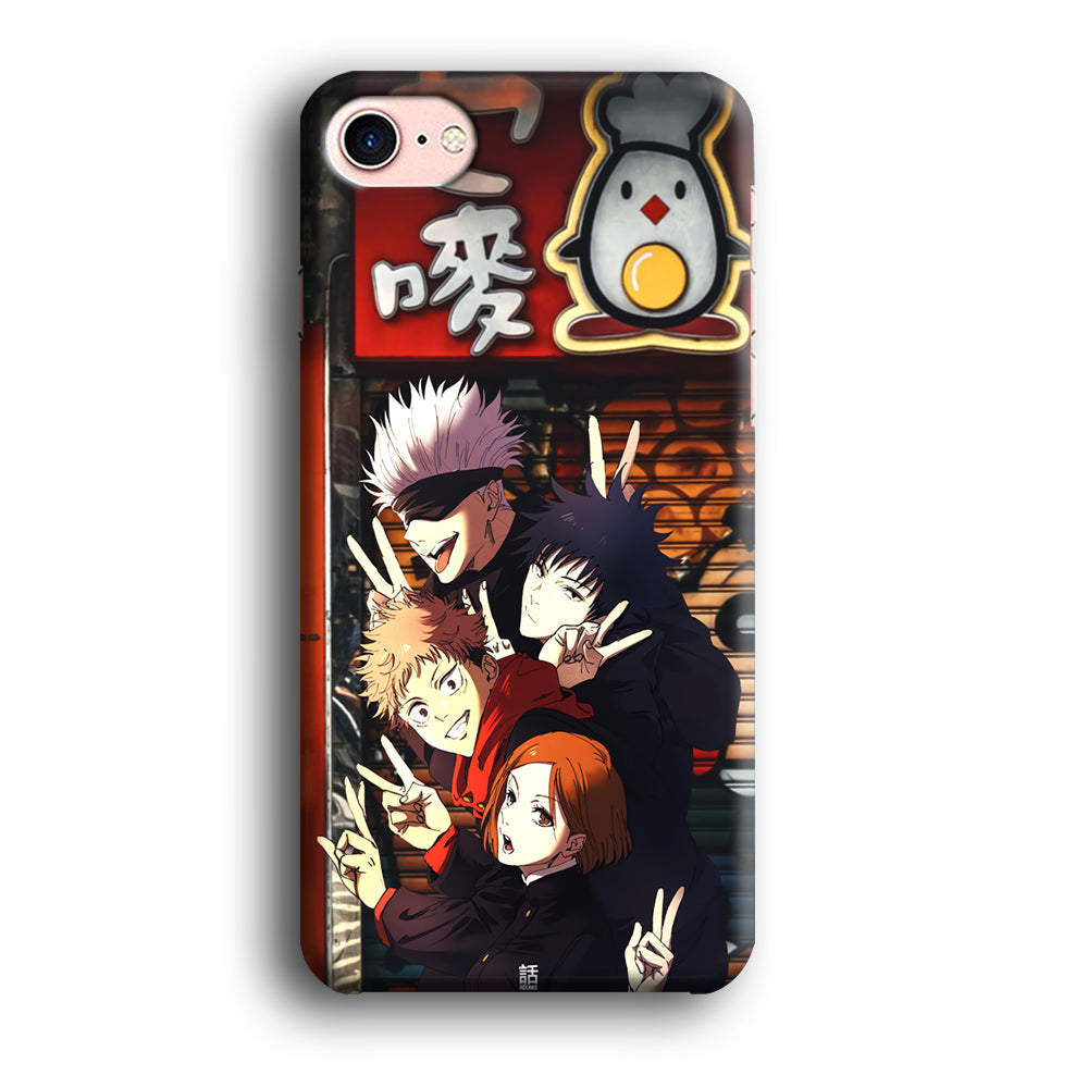 Jujutsu Kaisen Team Go On Vacation iPhone 8 Case