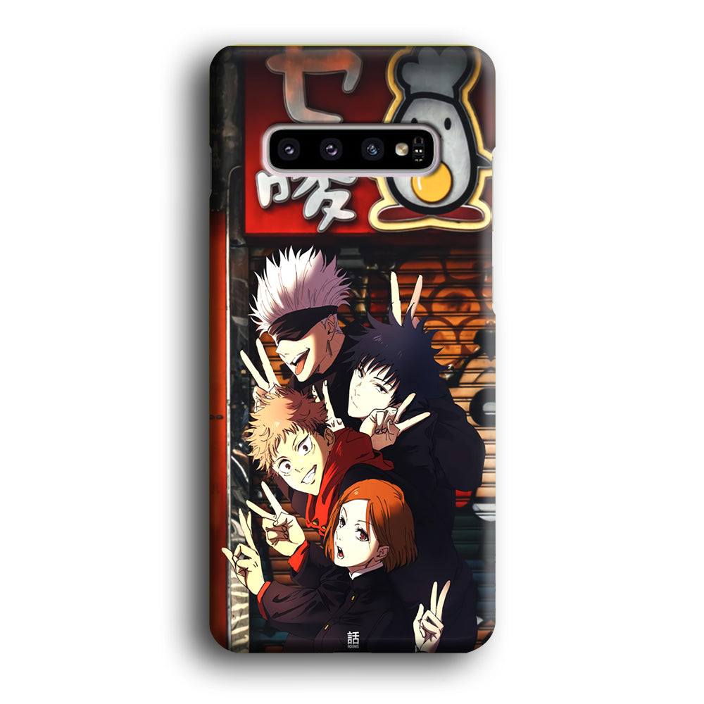 Jujutsu Kaisen Team Go On Vacation Samsung Galaxy S10 Case