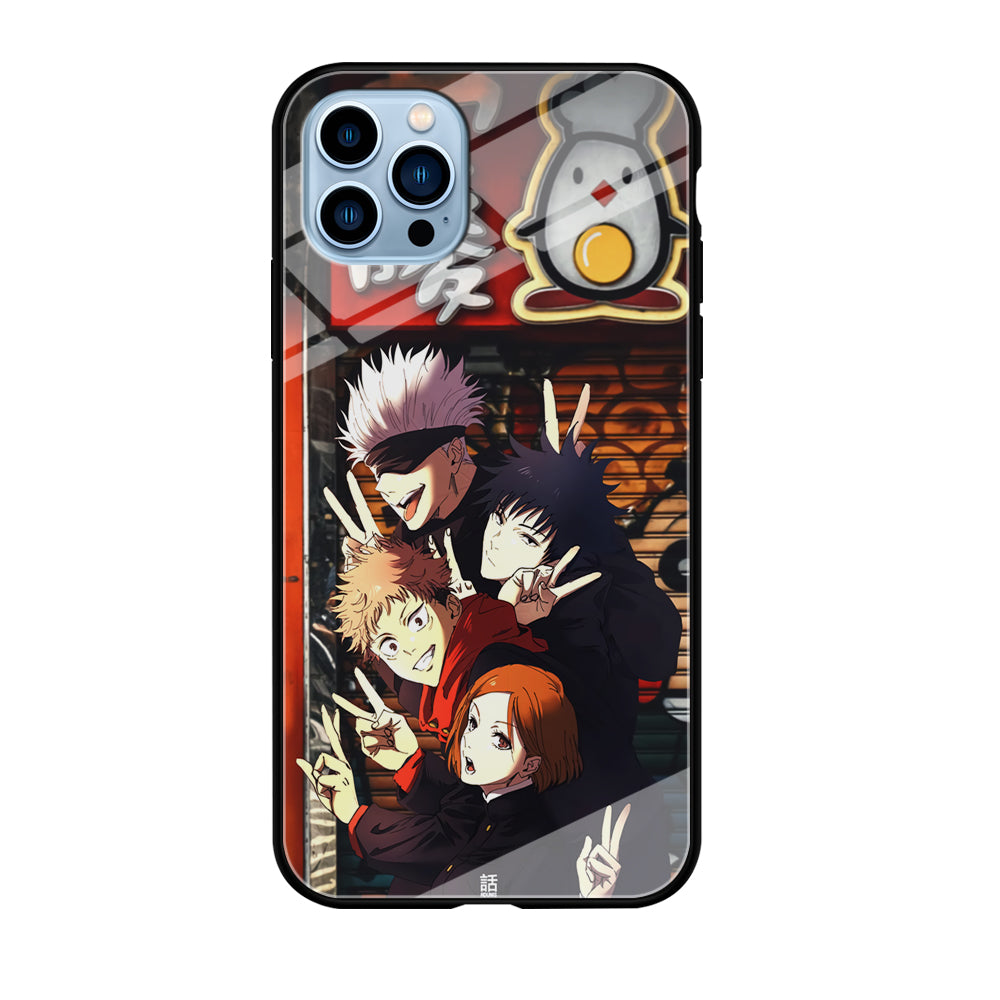 Jujutsu Kaisen Team Go On Vacation iPhone 12 Pro Case