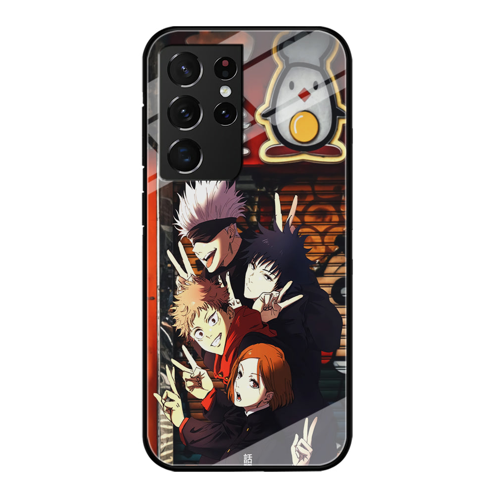 Jujutsu Kaisen Team Go On Vacation Samsung Galaxy S21 Ultra Case