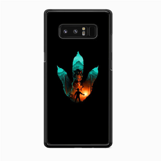 Jurassic Park Footprint T Rex Samsung Galaxy Note 8 Case