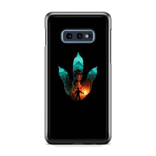 Jurassic Park Footprint T Rex Samsung Galaxy S10E Case