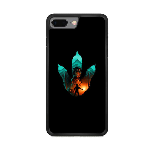 Jurassic Park Footprint T Rex iPhone 7 Plus Case