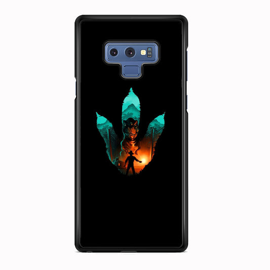Jurassic Park Footprint T Rex Samsung Galaxy Note 9 Case