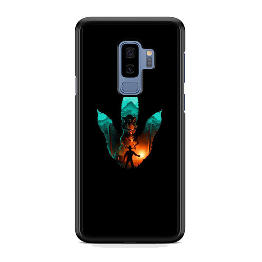 Jurassic Park Footprint T Rex Samsung Galaxy S9 Plus Case
