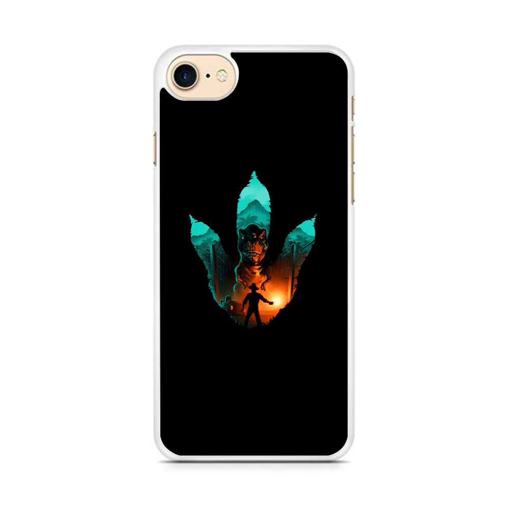 Jurassic Park Footprint T Rex iPhone 8 Case