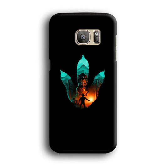 Jurassic Park Footprint T Rex Samsung Galaxy S7 Case