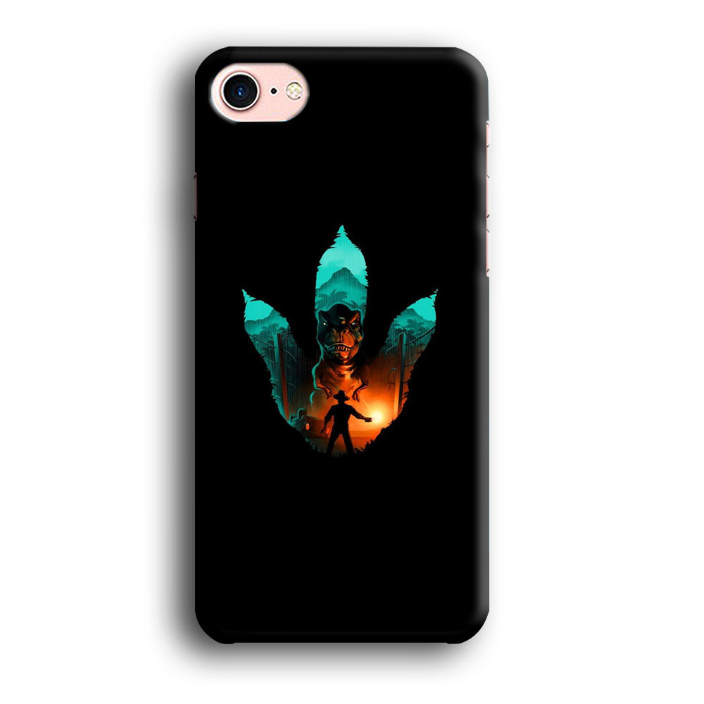 Jurassic Park Footprint T Rex iPhone 7 Case