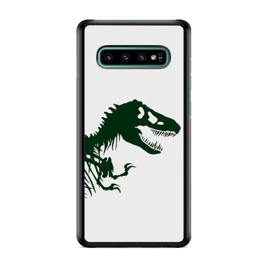 Jurassic Park Green T Rex Samsung Galaxy S10 Case