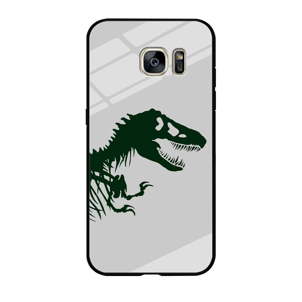 Jurassic Park Green T Rex Samsung Galaxy S7 Edge Case
