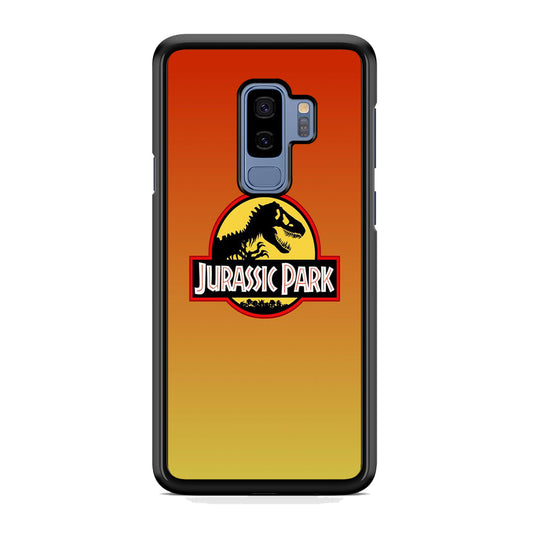 Jurassic Park Orange Sunset Samsung Galaxy S9 Plus Case
