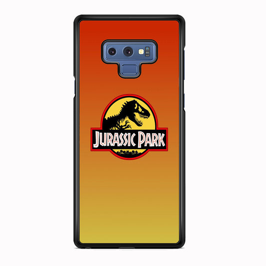 Jurassic Park Orange Sunset Samsung Galaxy Note 9 Case