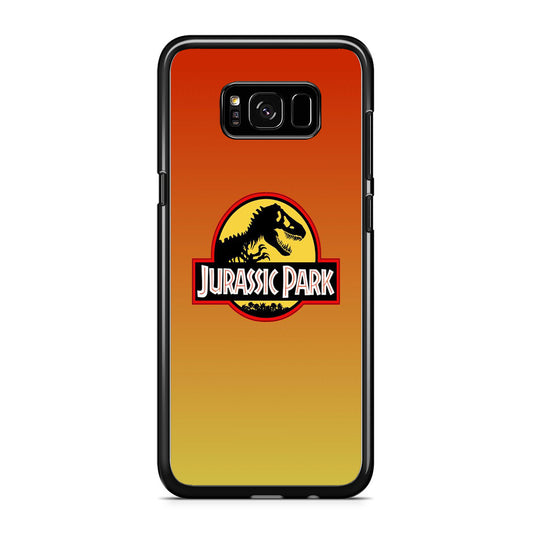 Jurassic Park Orange Sunset Samsung Galaxy S8 Case