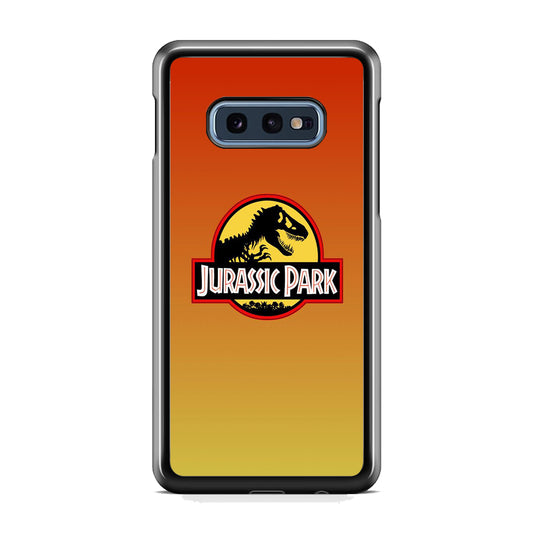 Jurassic Park Orange Sunset Samsung Galaxy S10E Case