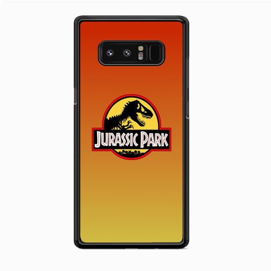 Jurassic Park Orange Sunset Samsung Galaxy Note 8 Case
