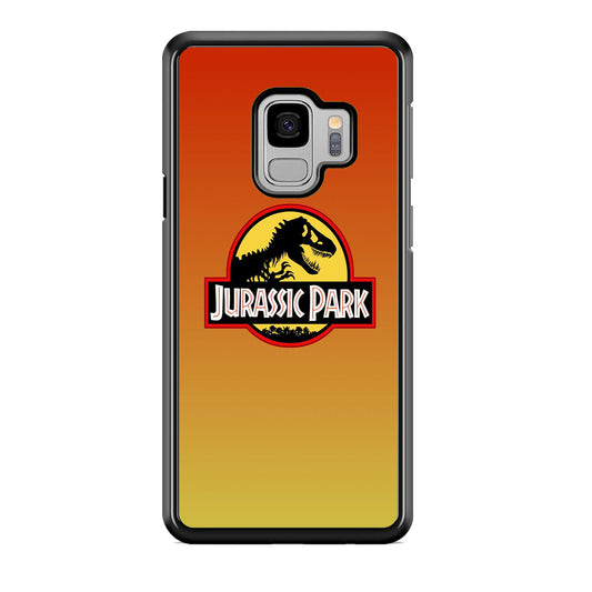Jurassic Park Orange Sunset Samsung Galaxy S9 Case