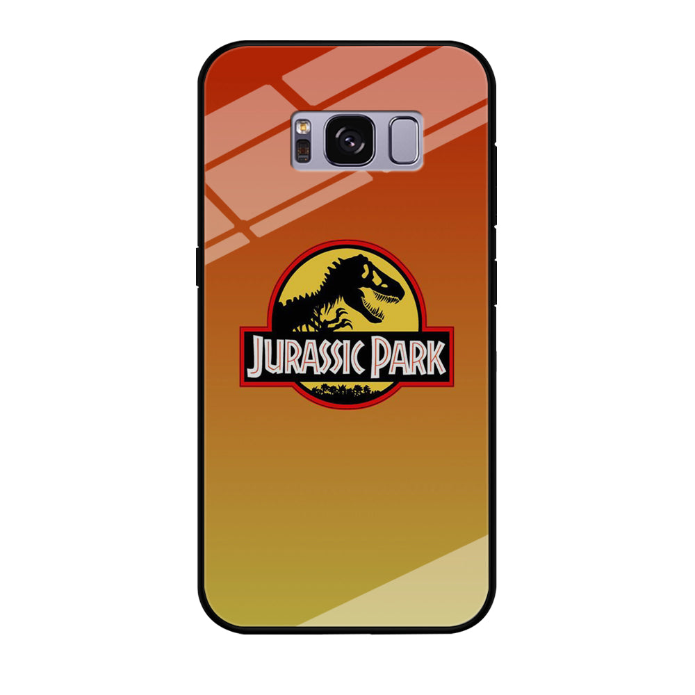 Jurassic Park Orange Sunset Samsung Galaxy S8 Case