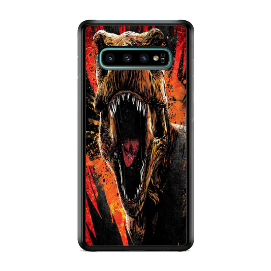 Jurassic World Angry T Rex Samsung Galaxy S10 Case